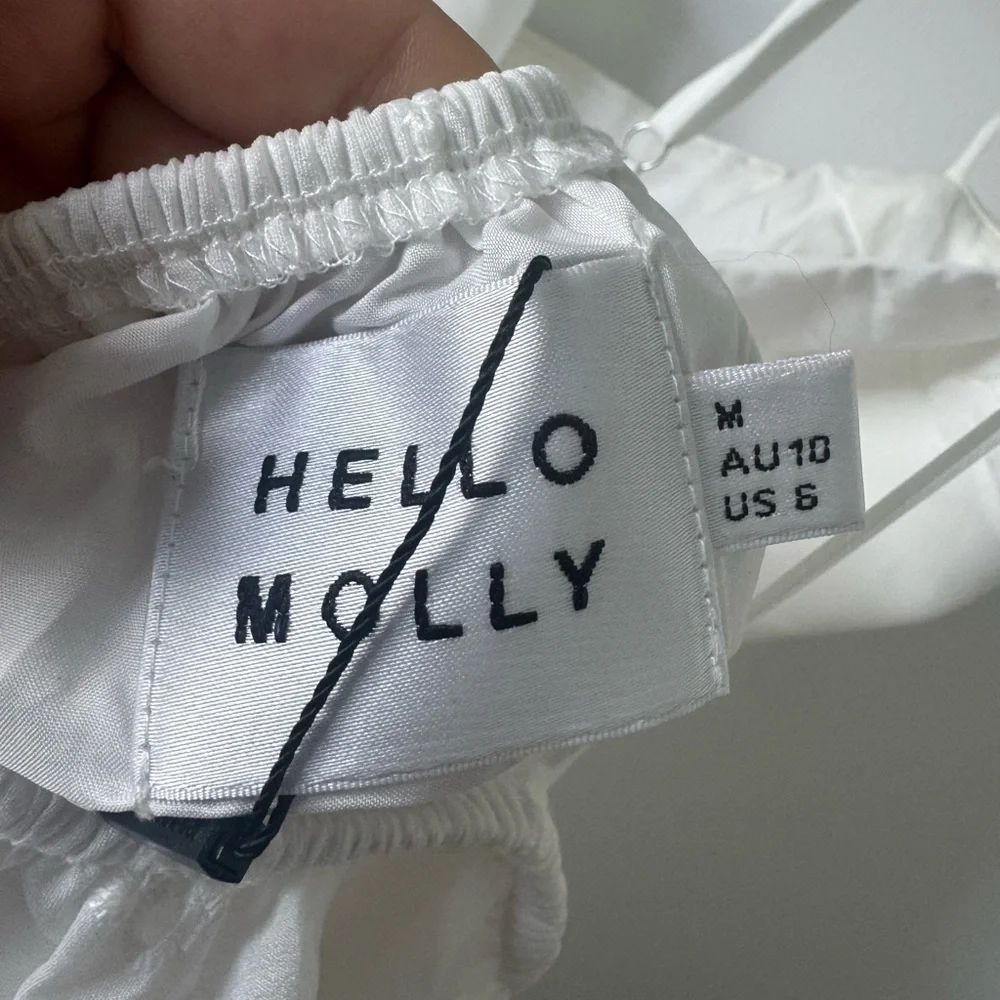 Hello Molly My Escape Mini Dress in White - Size M - Picture 14 of 14